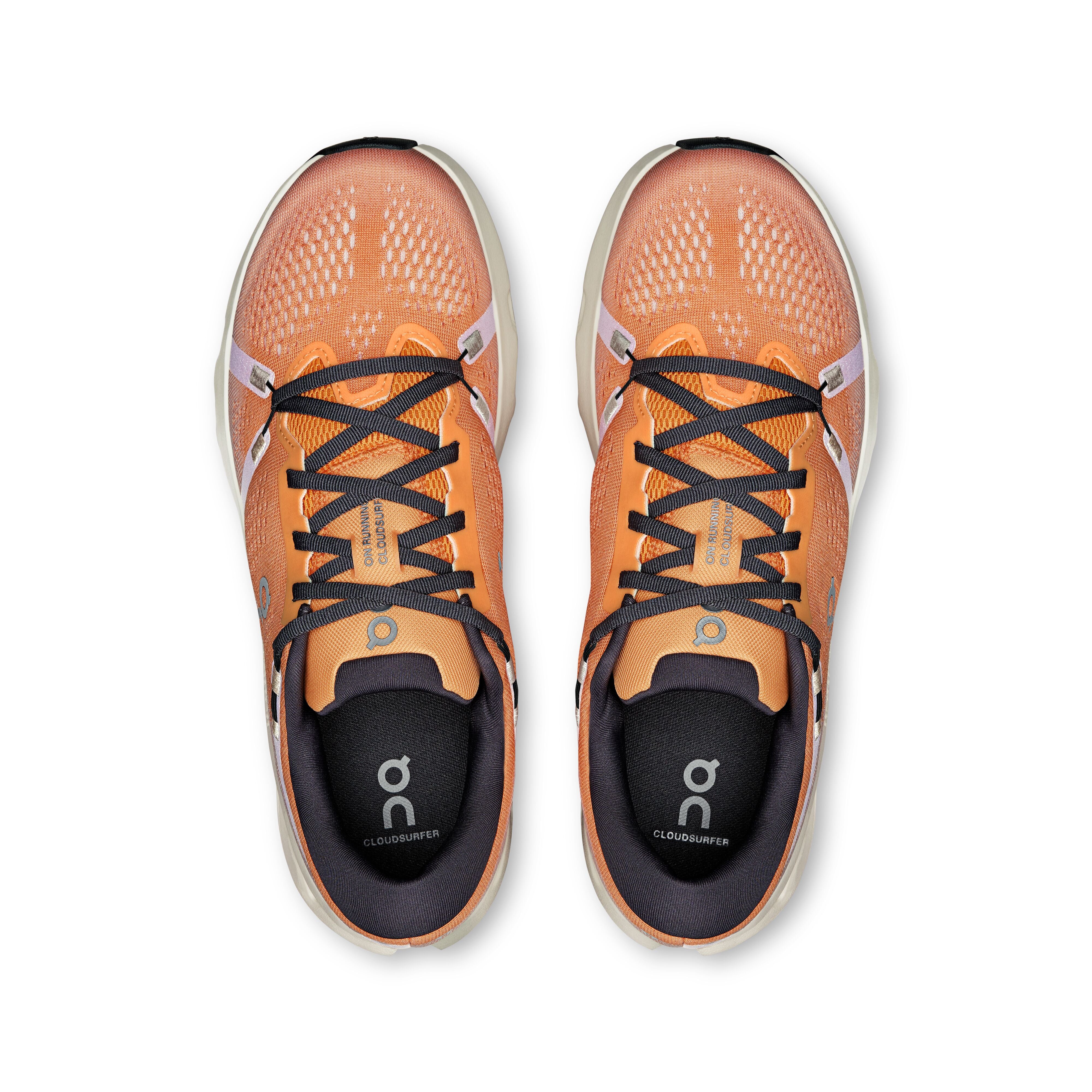 Men's On Cloudsurfer 2 Running Shoe in Tangerine | Ivory