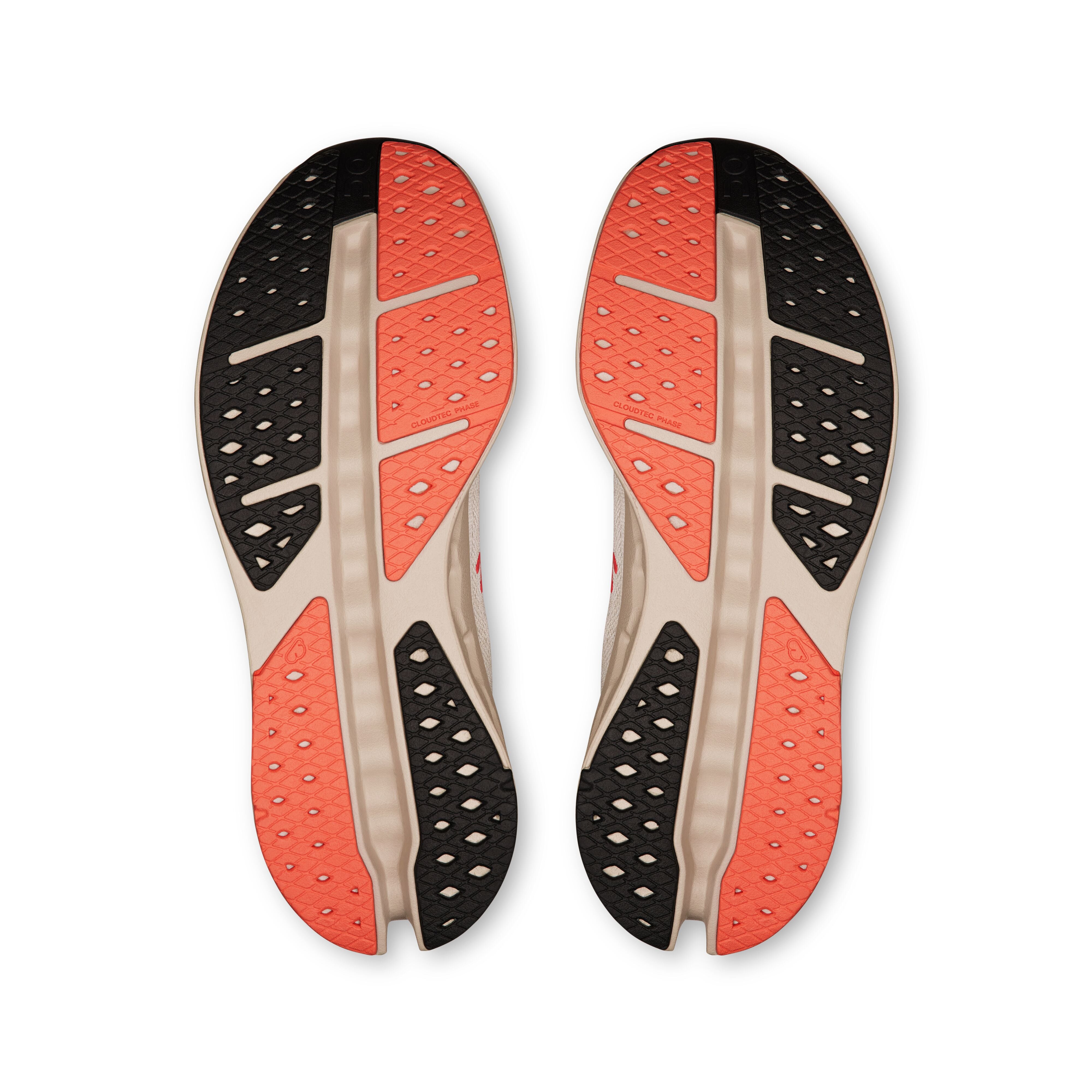Women's On Cloudsurfer Max Running Shoe in Ivory | Salmon