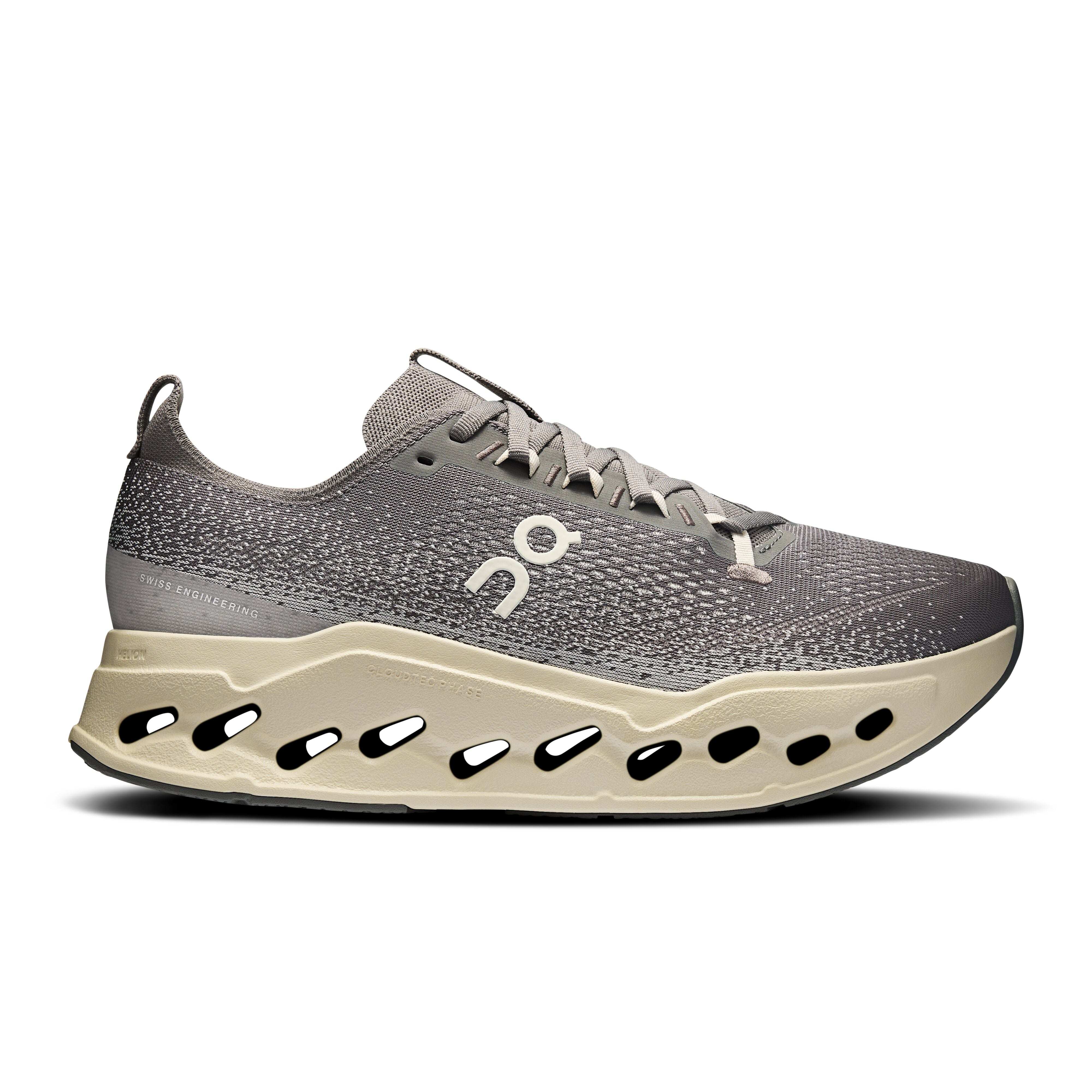 Men's On Cloudsurfer Max Running Shoe in Asphalt | Ice