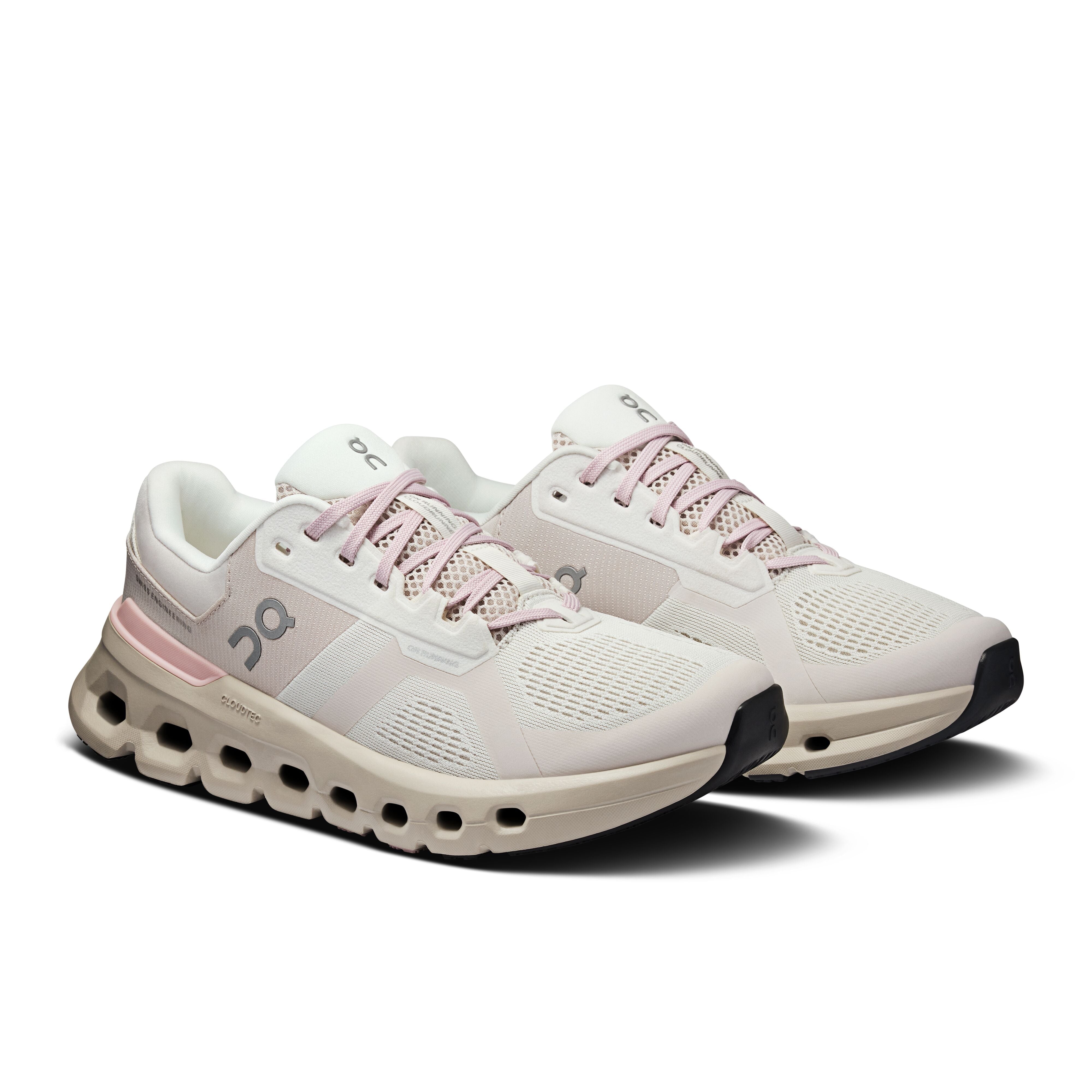 Women's On Cloudrunner 2 Running Shoe in Silver | Mauve