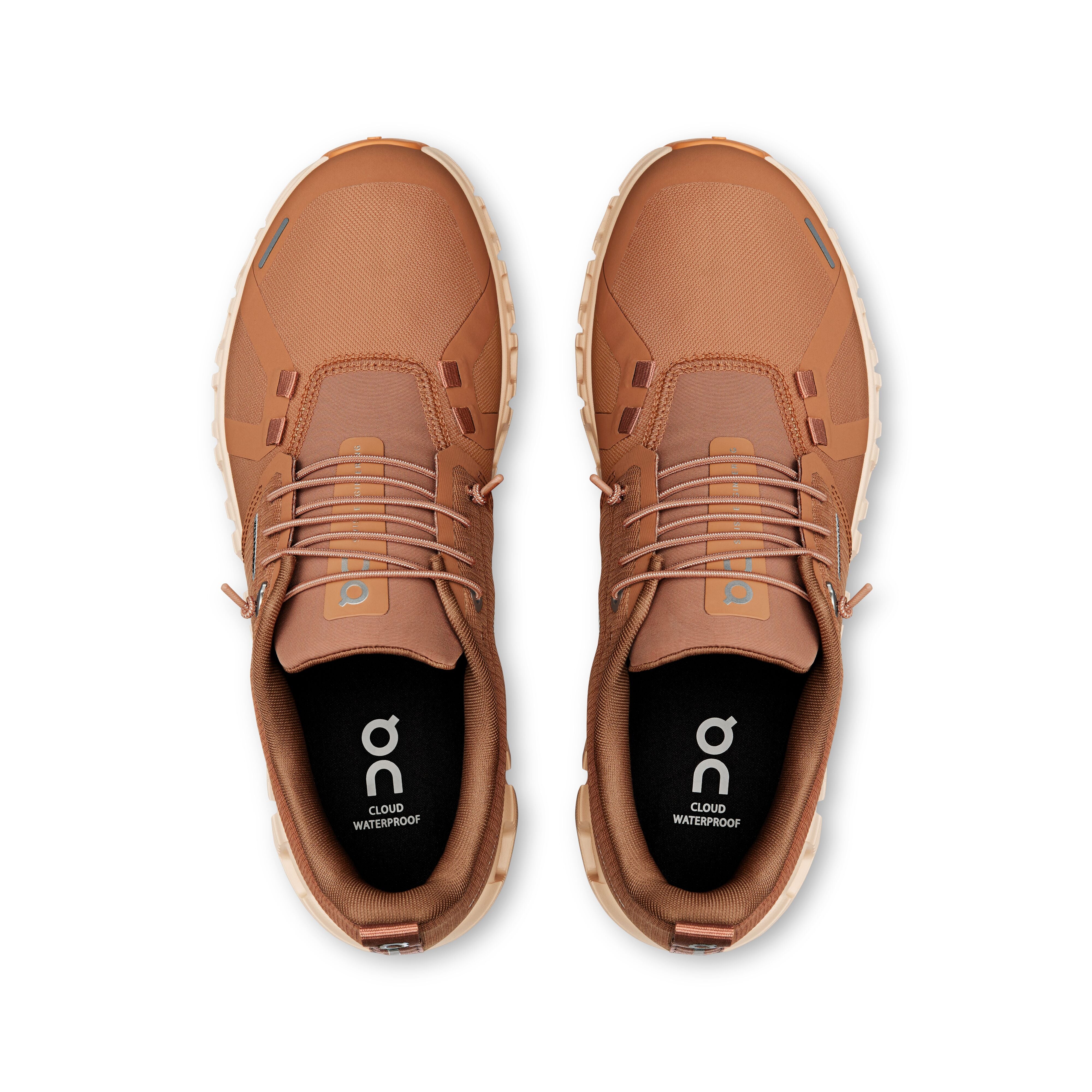 Women's On Cloud 6 Waterproof Shoe in Sandstone | Blonde