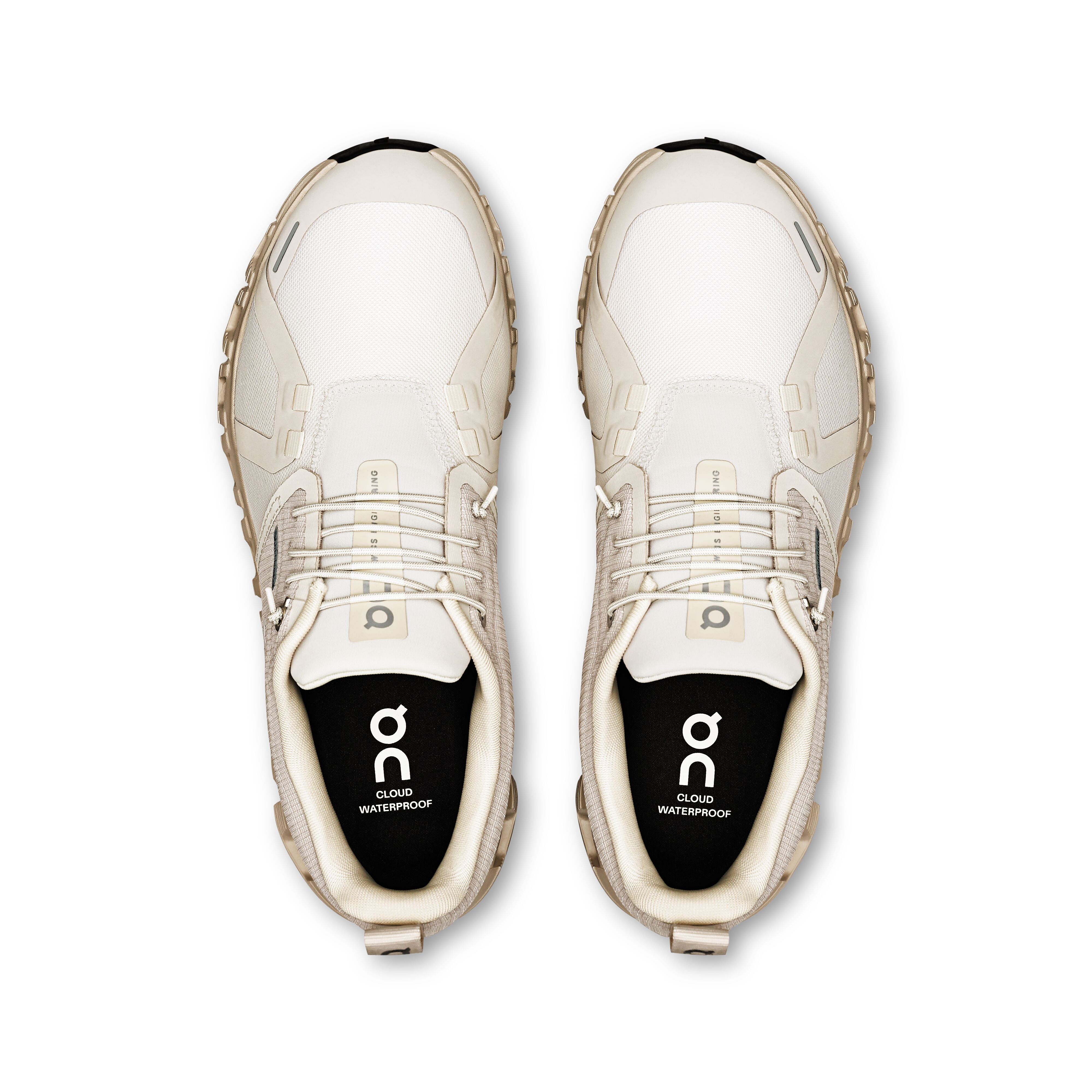 Women's On Cloud 6 Waterproof Shoe in Pearl | Cream