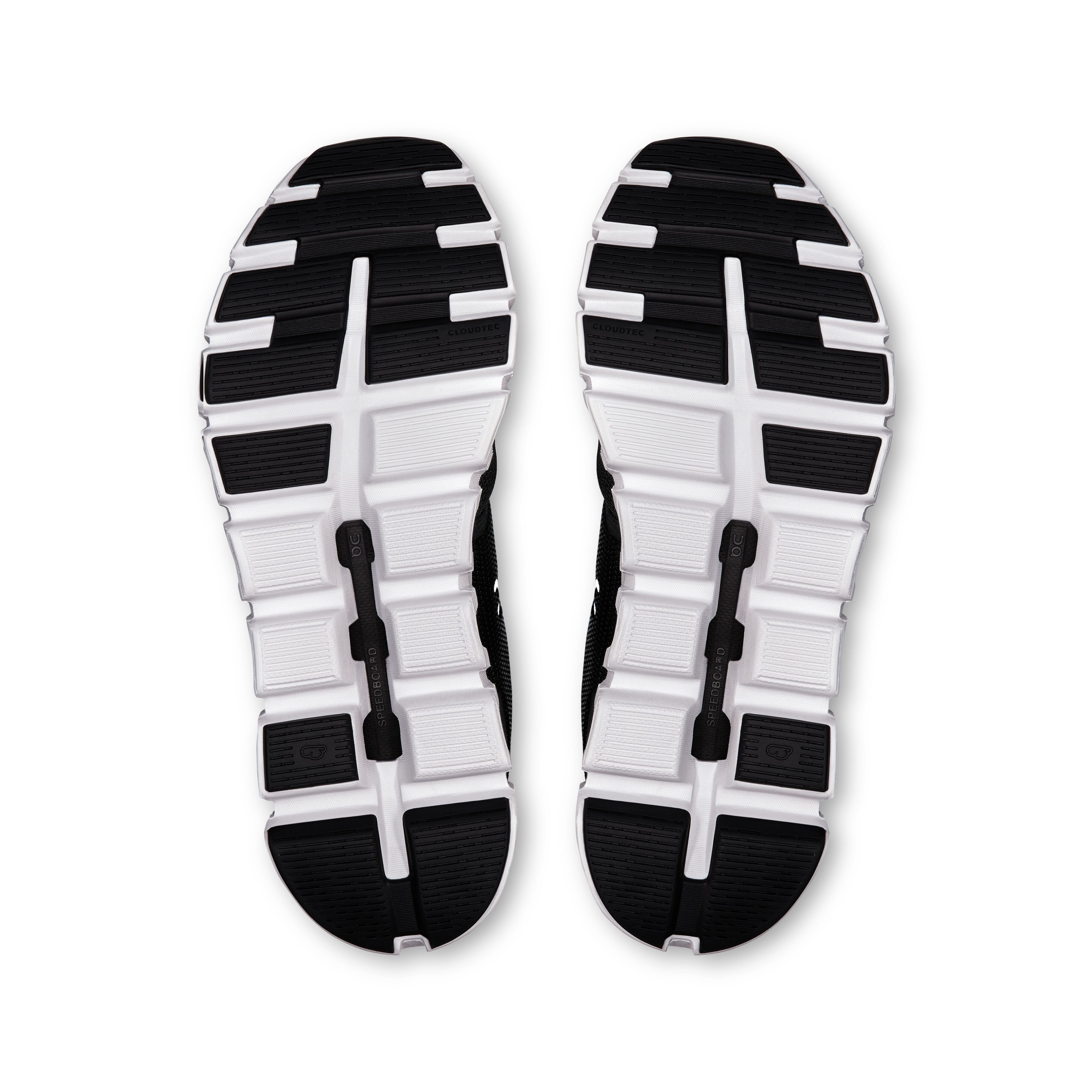 Women's On Cloud 6 Running Shoe in Black | White
