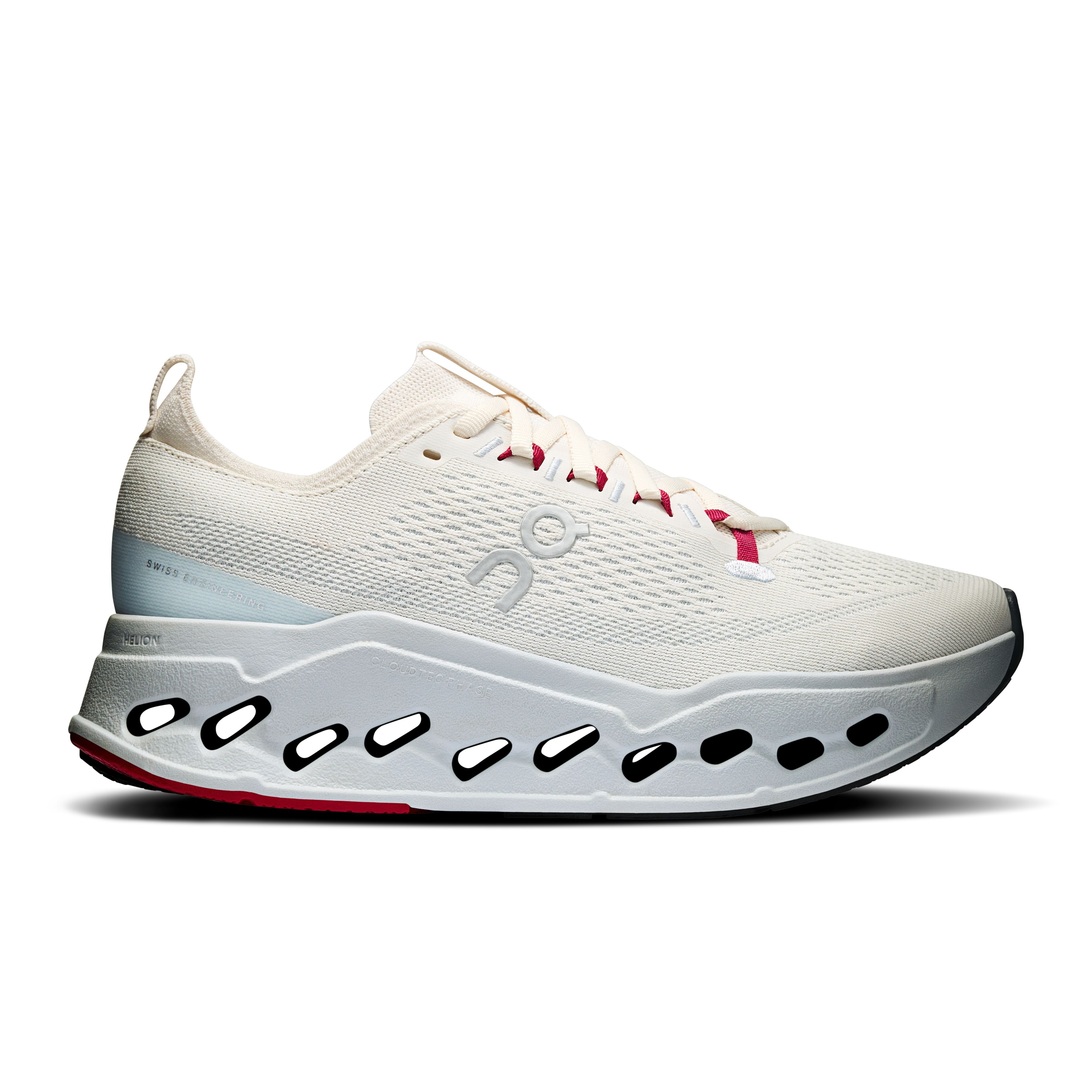 Women's On Cloudsurfer Max Running Shoe in Ivory | Artic