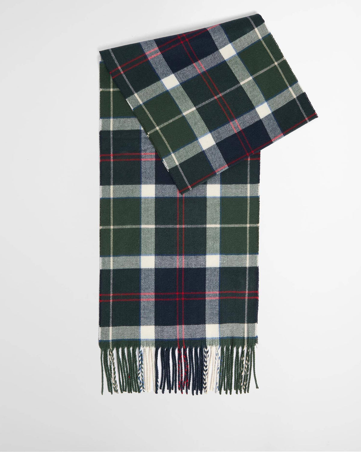 Barbour Galingale Tartan Scarf in Evergreen