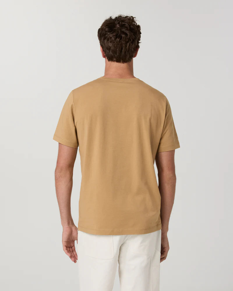 vuori Men's Tuvalu Tee in Burlap