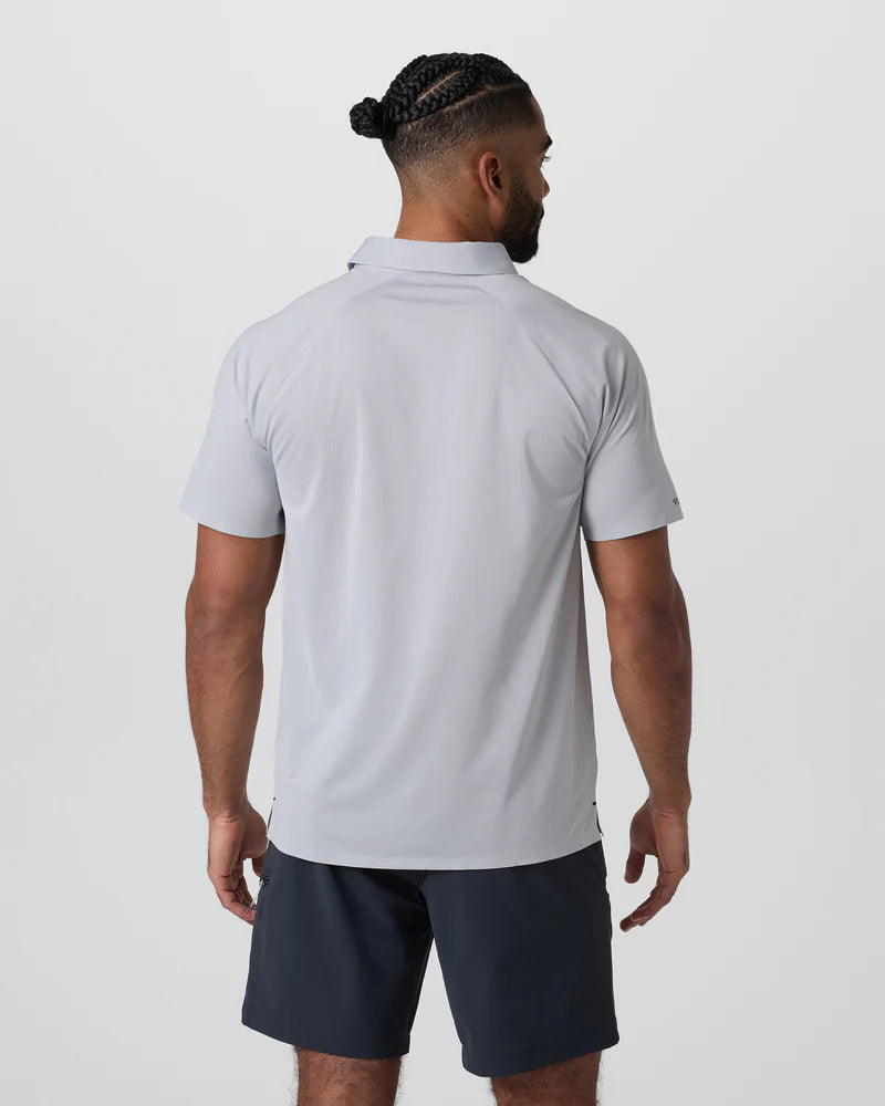 vuori Men's Viewpoint Polo in Sky Grey