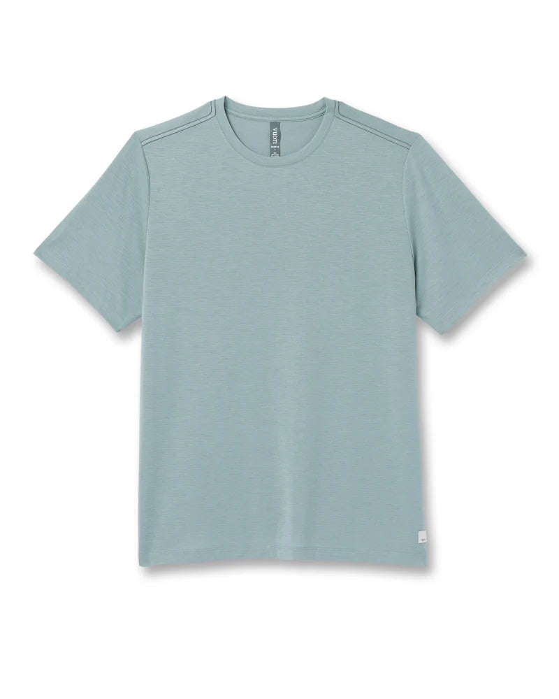 vuori Men's Current Tech Tee in Mist
