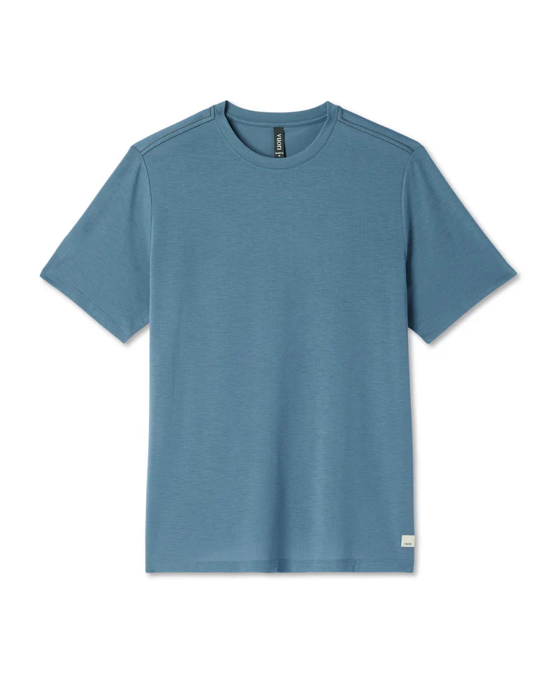 vuori Men's Current Tech Tee in Pond