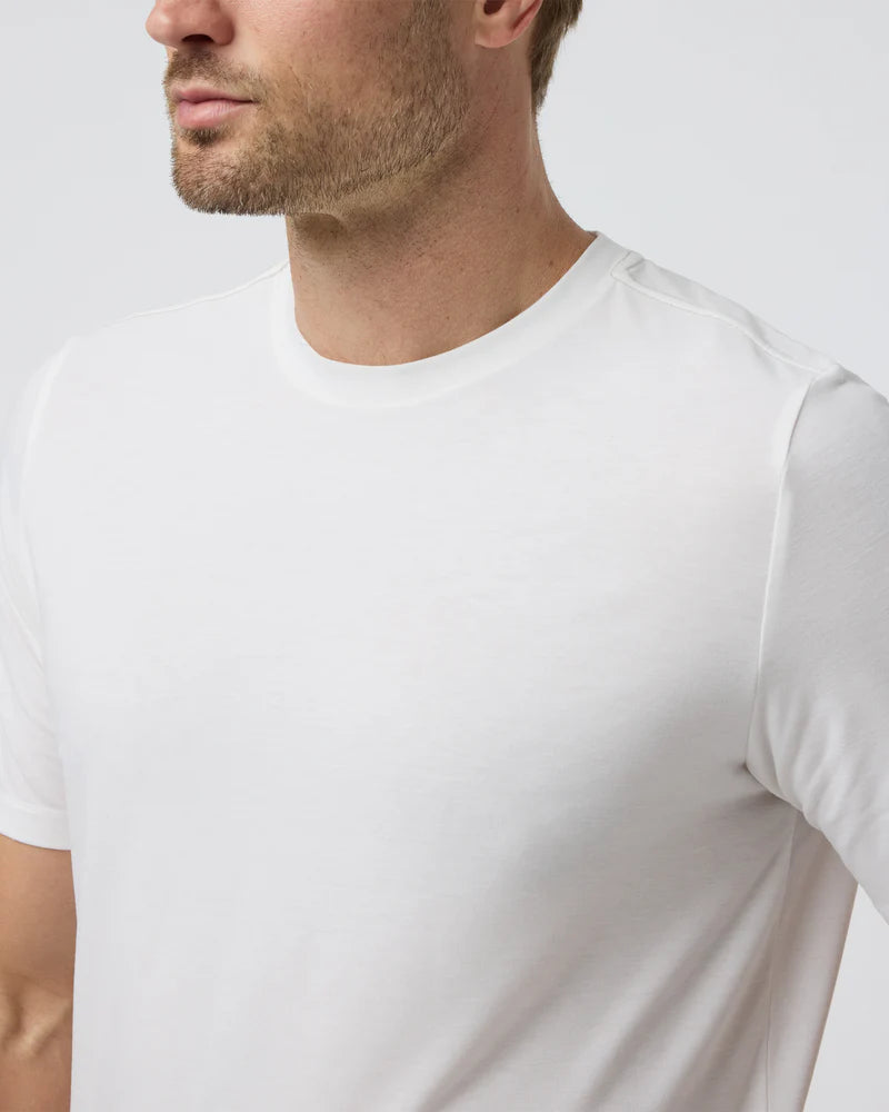 vuori Men's Current Tech Tee in White