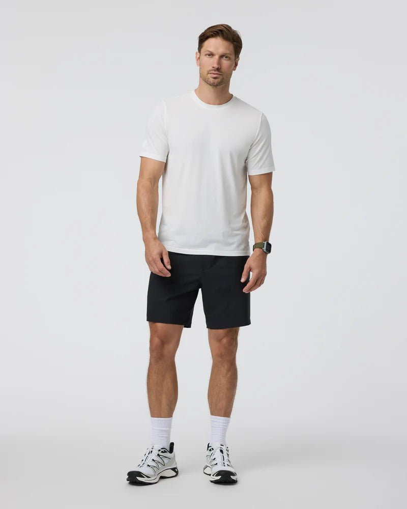 vuori Men's Current Tech Tee in White