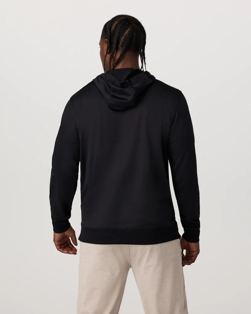 vuori Men's Sunday Hoodie 2.0 in Black