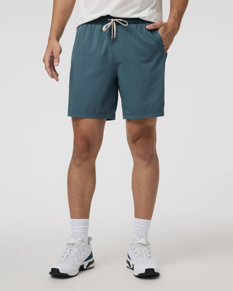 vuori Men's 7" Lined Kore Everyday Lined Short in Light Deep Sea