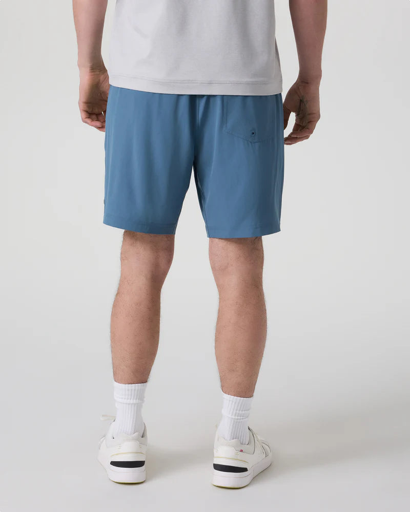 vuori Men's 7" Lined Kore Everyday Lined Short in Pool Blue Tonal