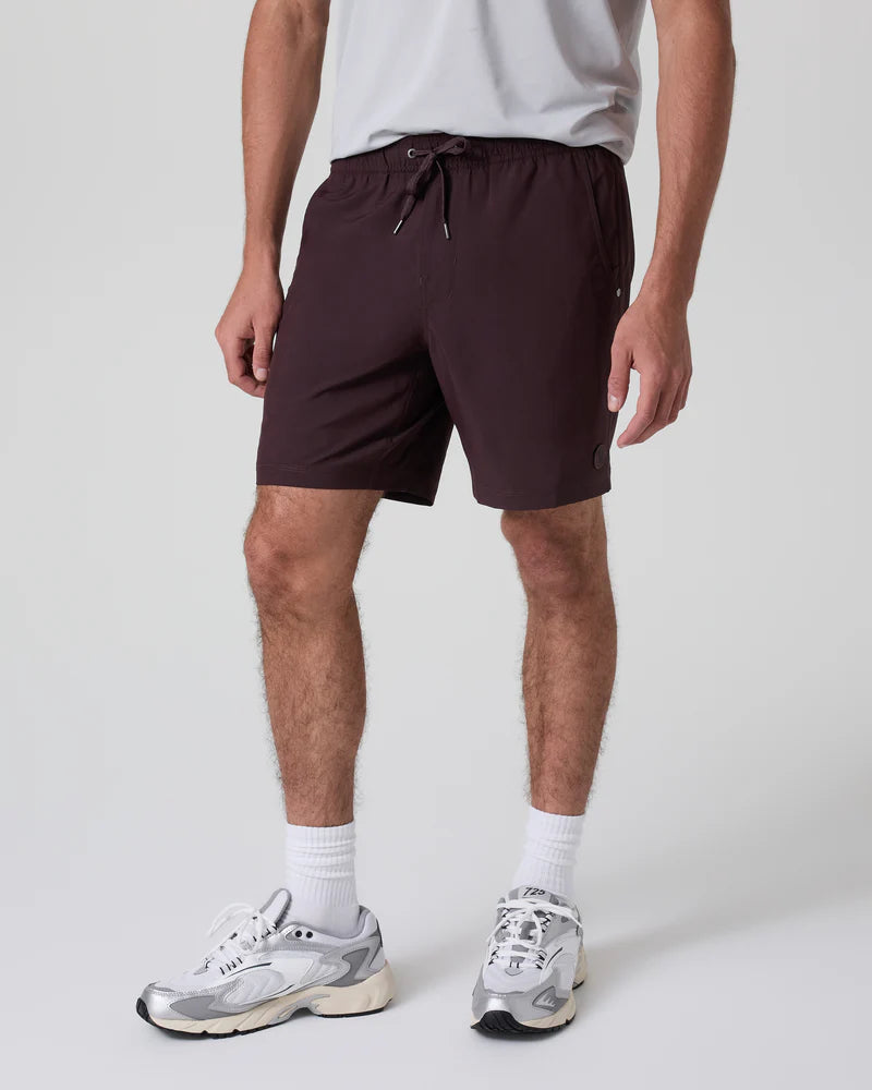 vuori Men's 5" Lined Kore Everyday Lined Short in Raisin Tonal