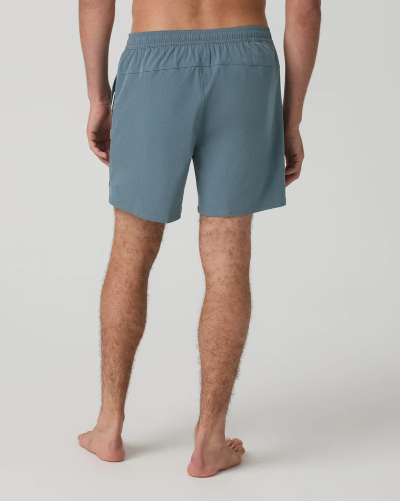 vuori Men's Maverick Volley Short Lined in Blue Sea