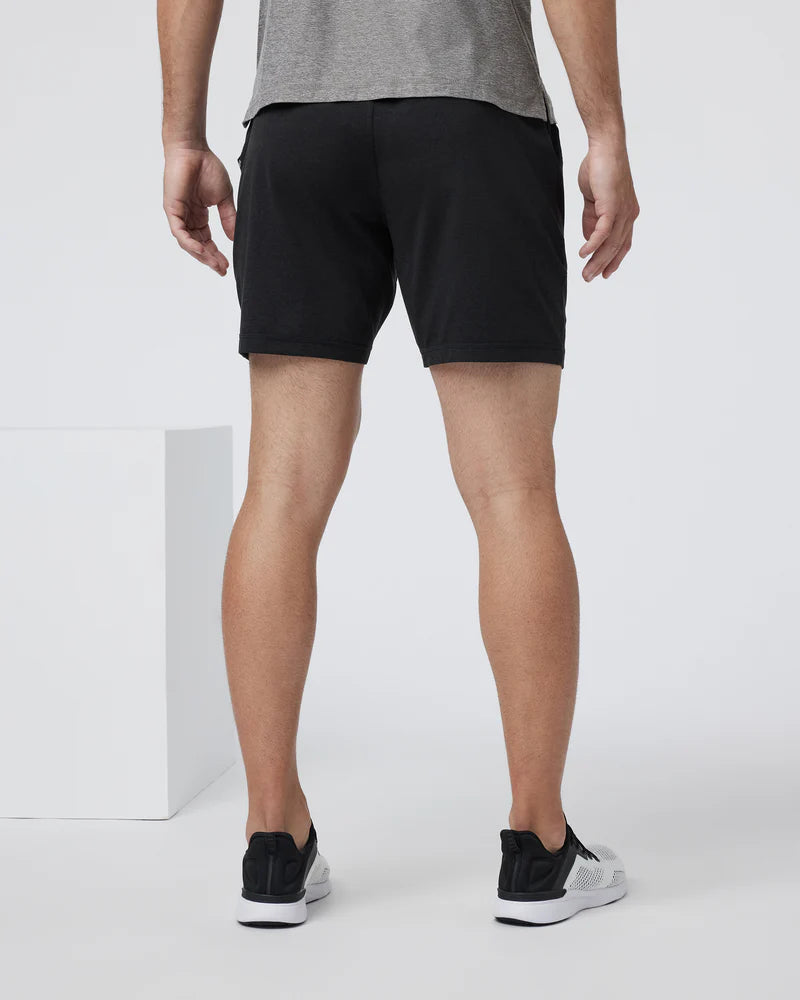 vuori Men's 7" Ponto Performance Short in Black Heather