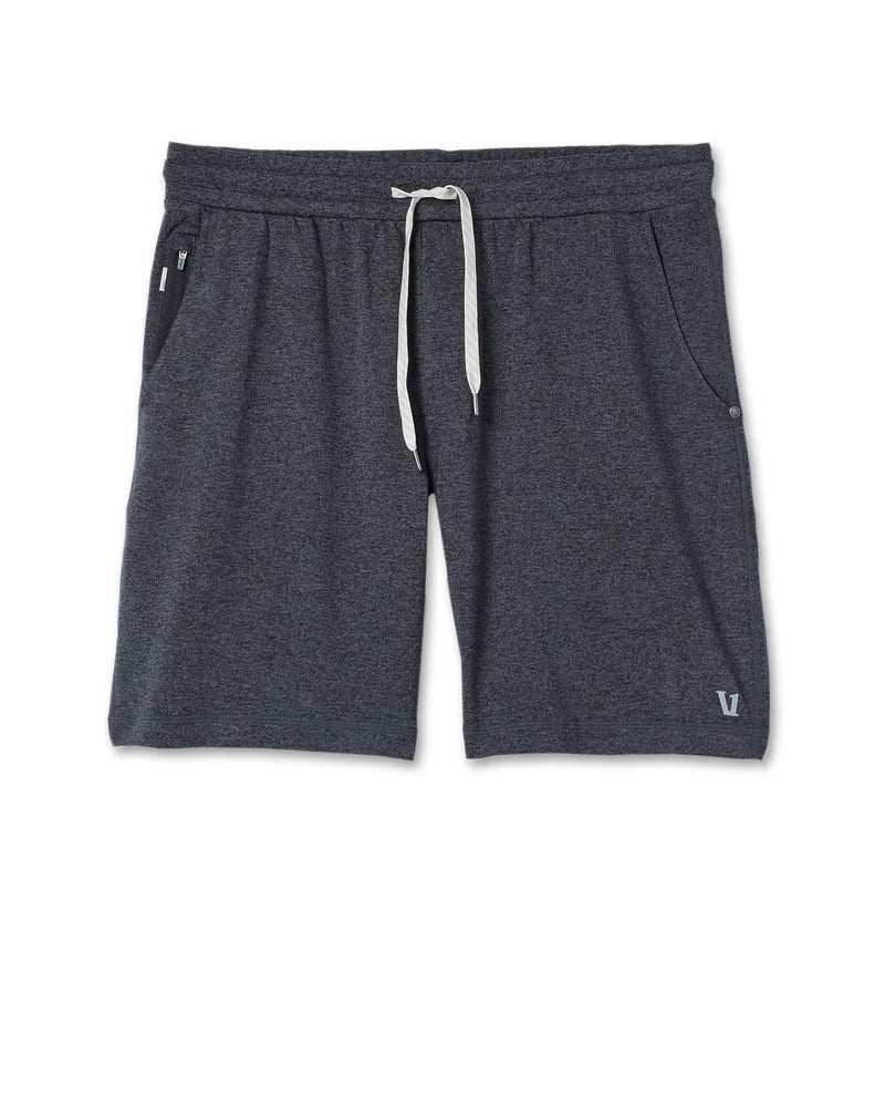 vuori Men's 7" Ponto Performance Short in Charcoal Heather