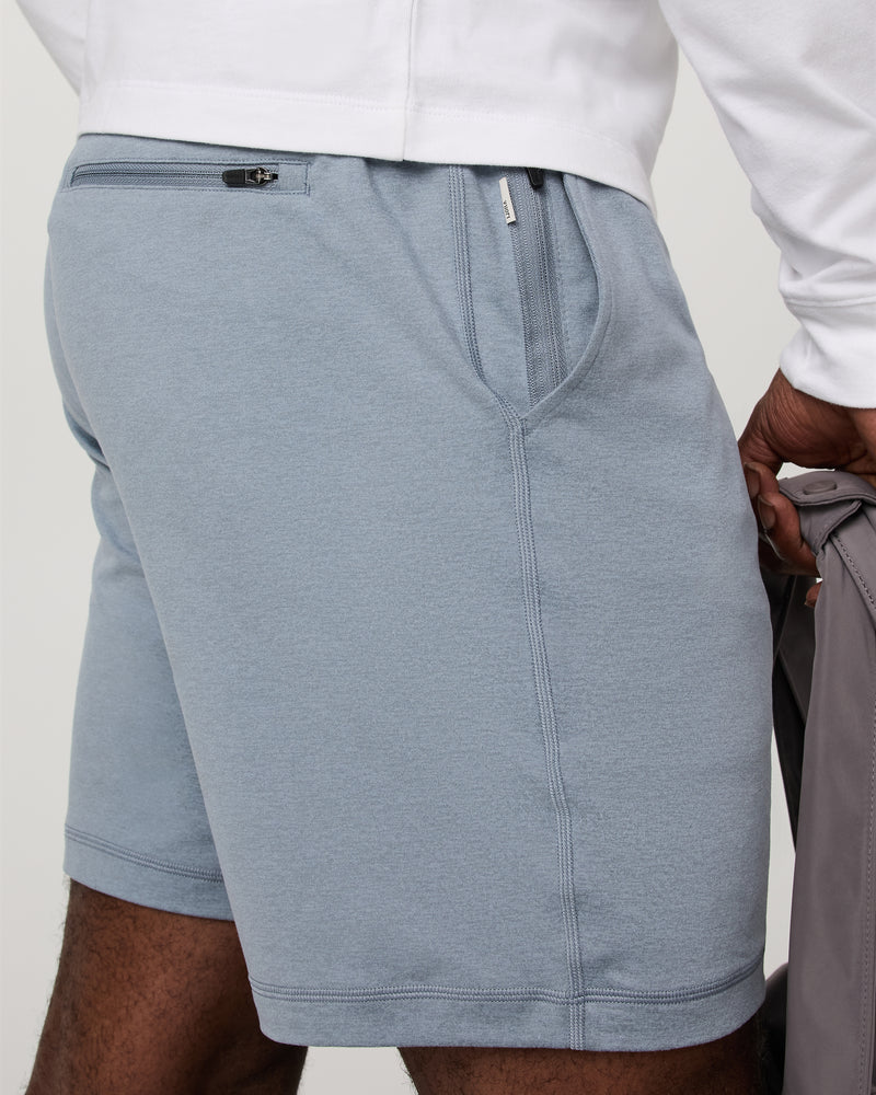 vuori Men's 7" Ponto Performance Short in Flint Heather