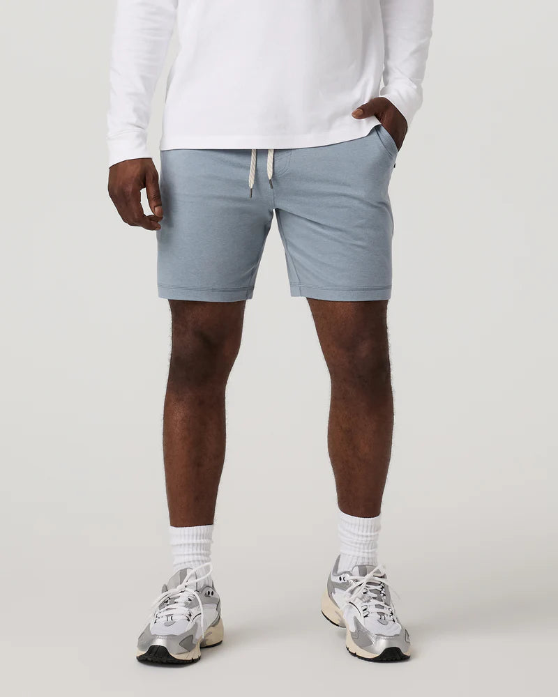 vuori Men's 7" Ponto Performance Short in Flint Heather