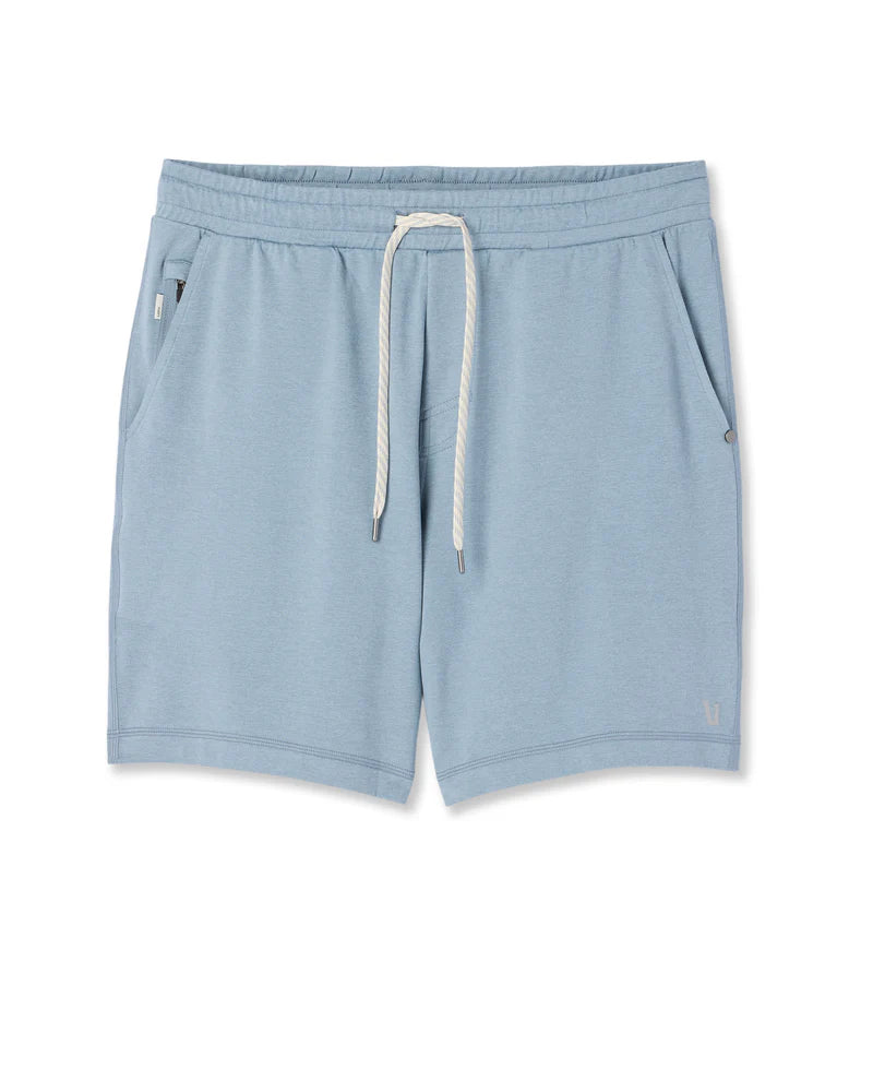 vuori Men's 7" Ponto Performance Short in Flint Heather