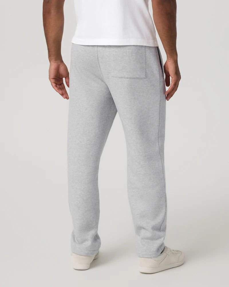 vuori Men's Seaside Straight Leg Sweatpant 30" in Light Heather Grey