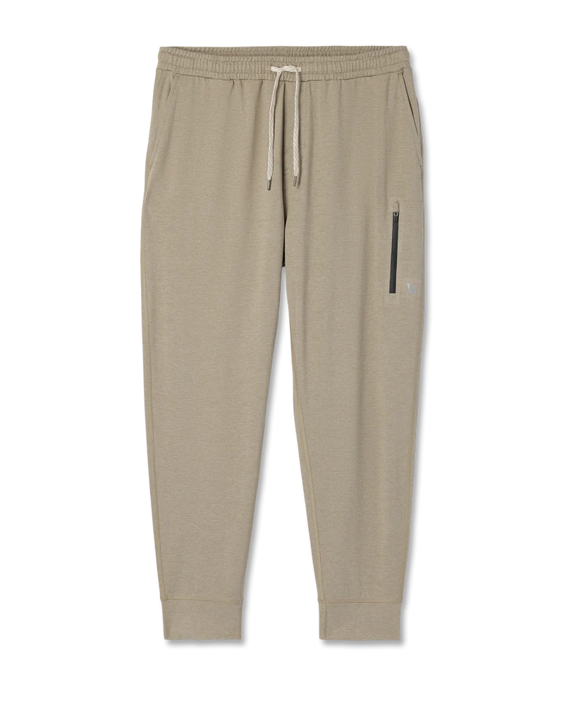 vuori Men's Sunday Performance Jogger in Biscotti Heather