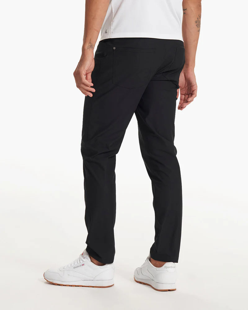 vuori Men's 32" Meta Pant Athletic Slim Fit in Black