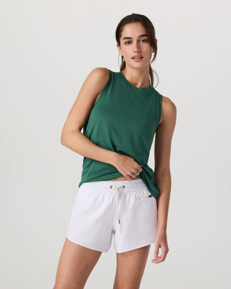 vuori Women's Energy Top Long in Viridian
