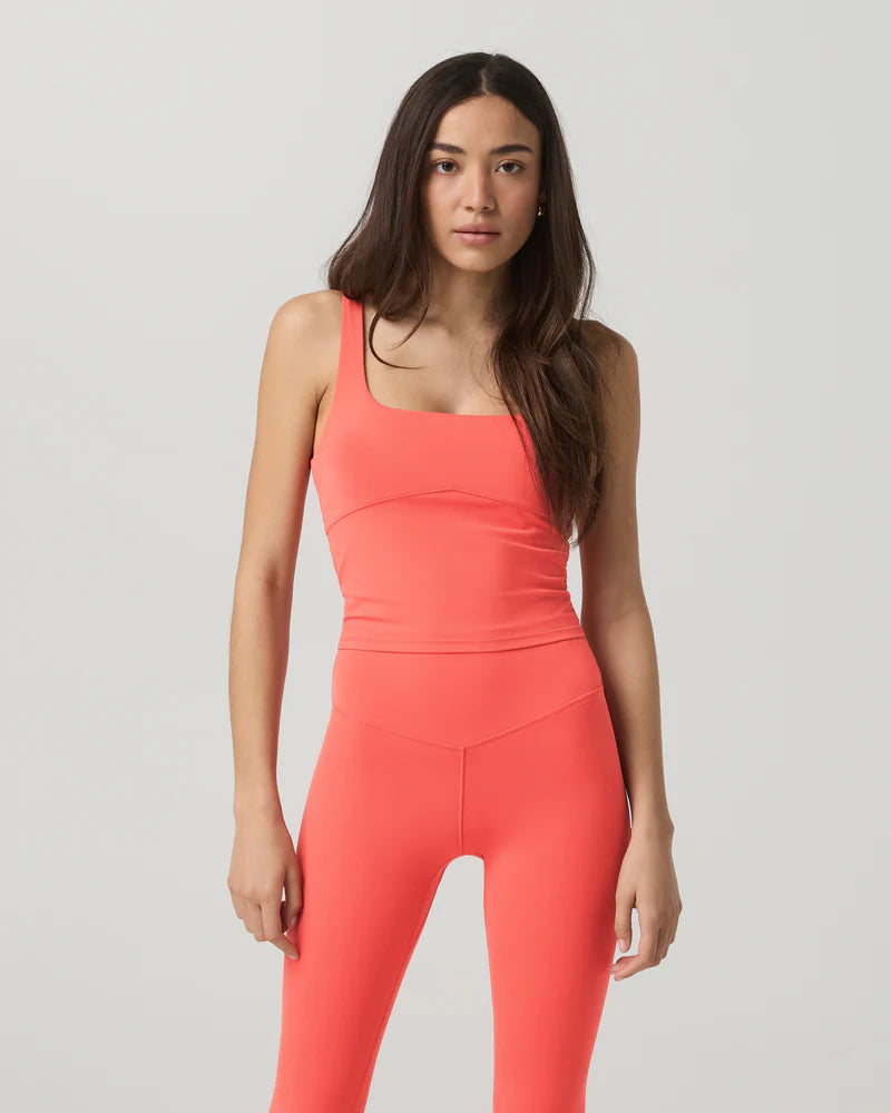 vuori Women's AllTheForm™ Support Tank in Bright Coral
