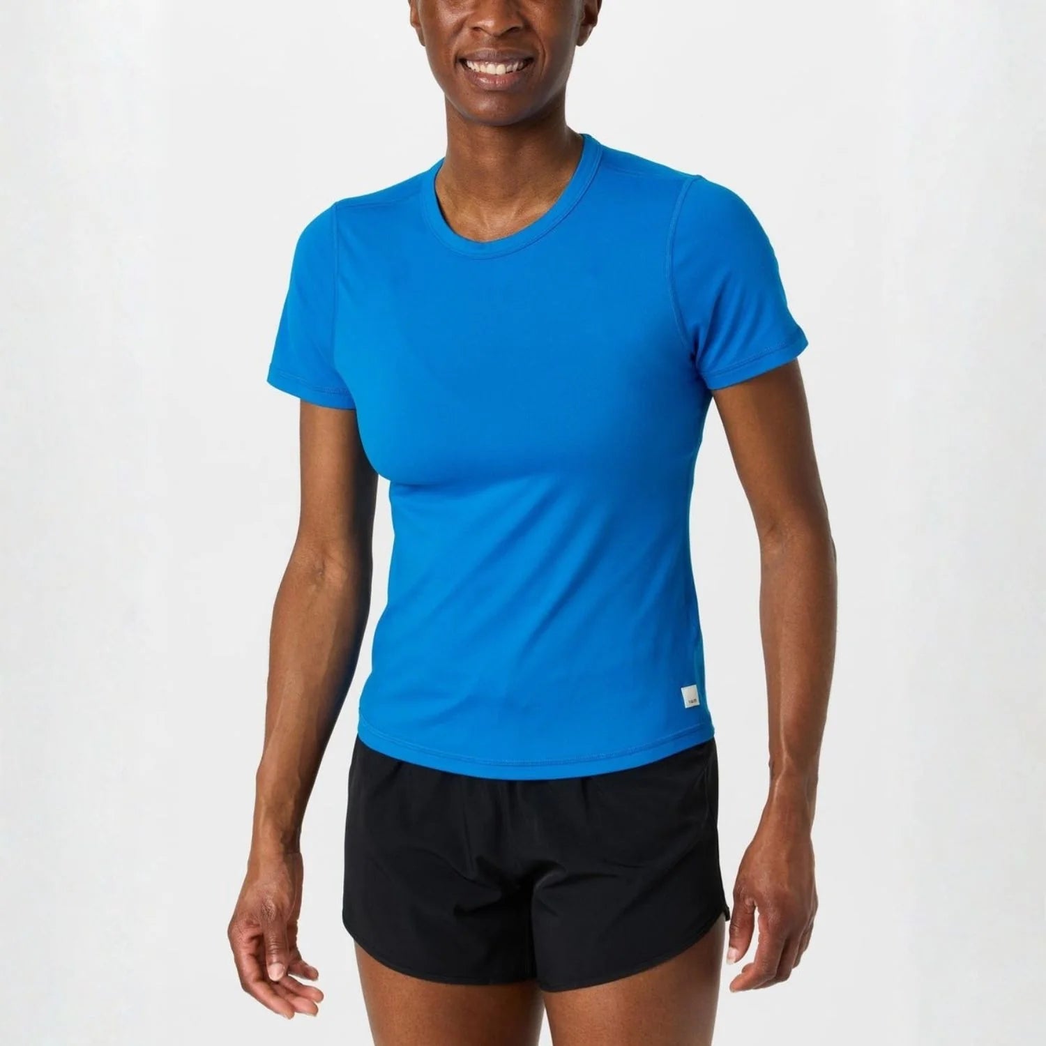 vuori Women's Lux Tee in Regatta Blue