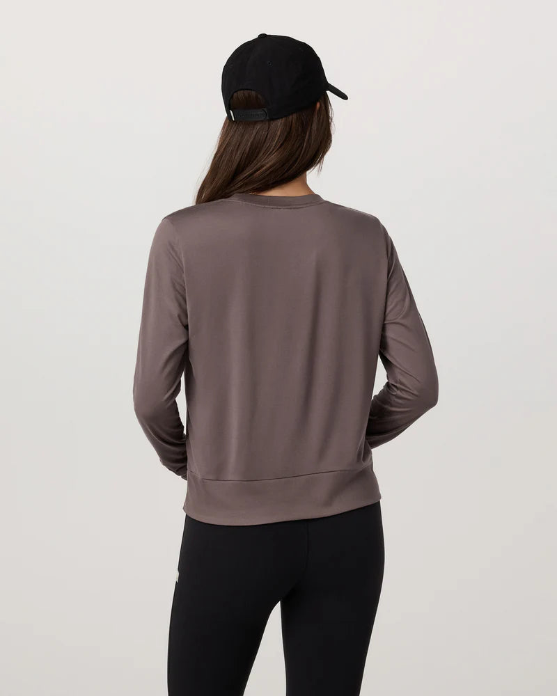 vuori Women's Daydream Crew in Huckleberry