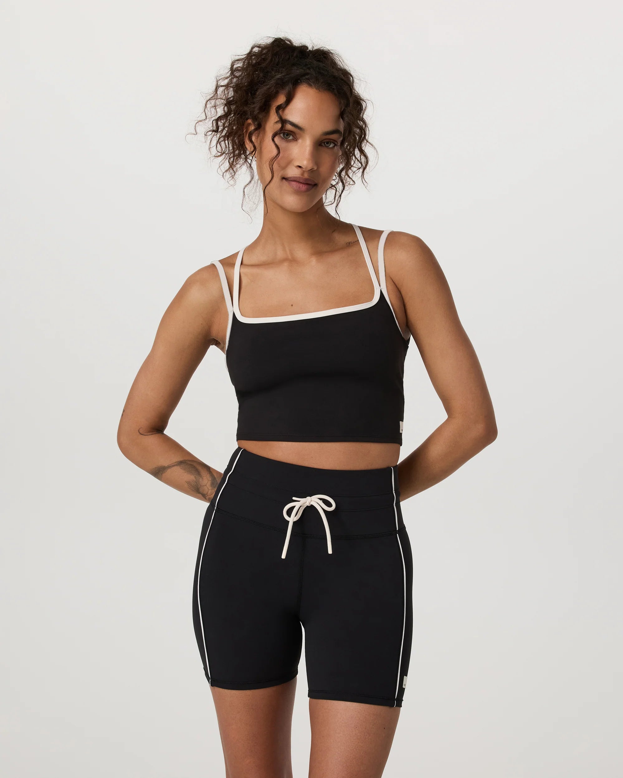 Vuori Women's Daily Layered Tank in Black