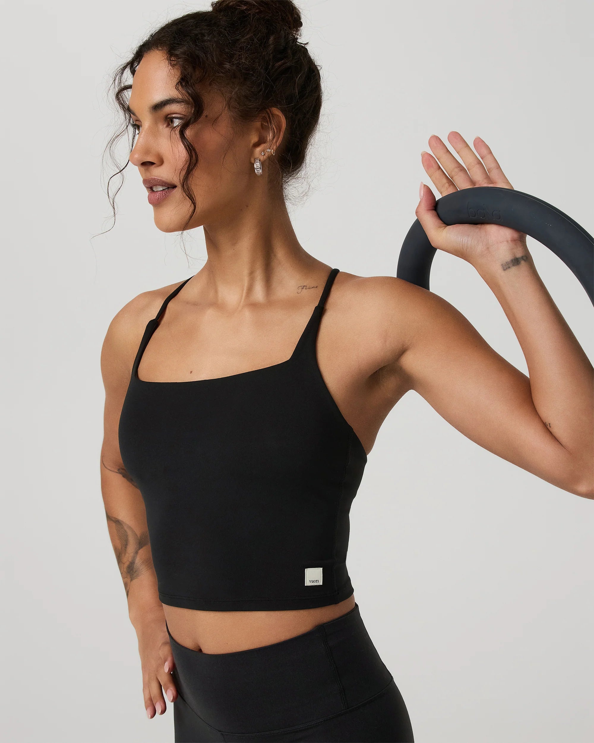 vuori Women's AllTheFeels Strappy Back in Black