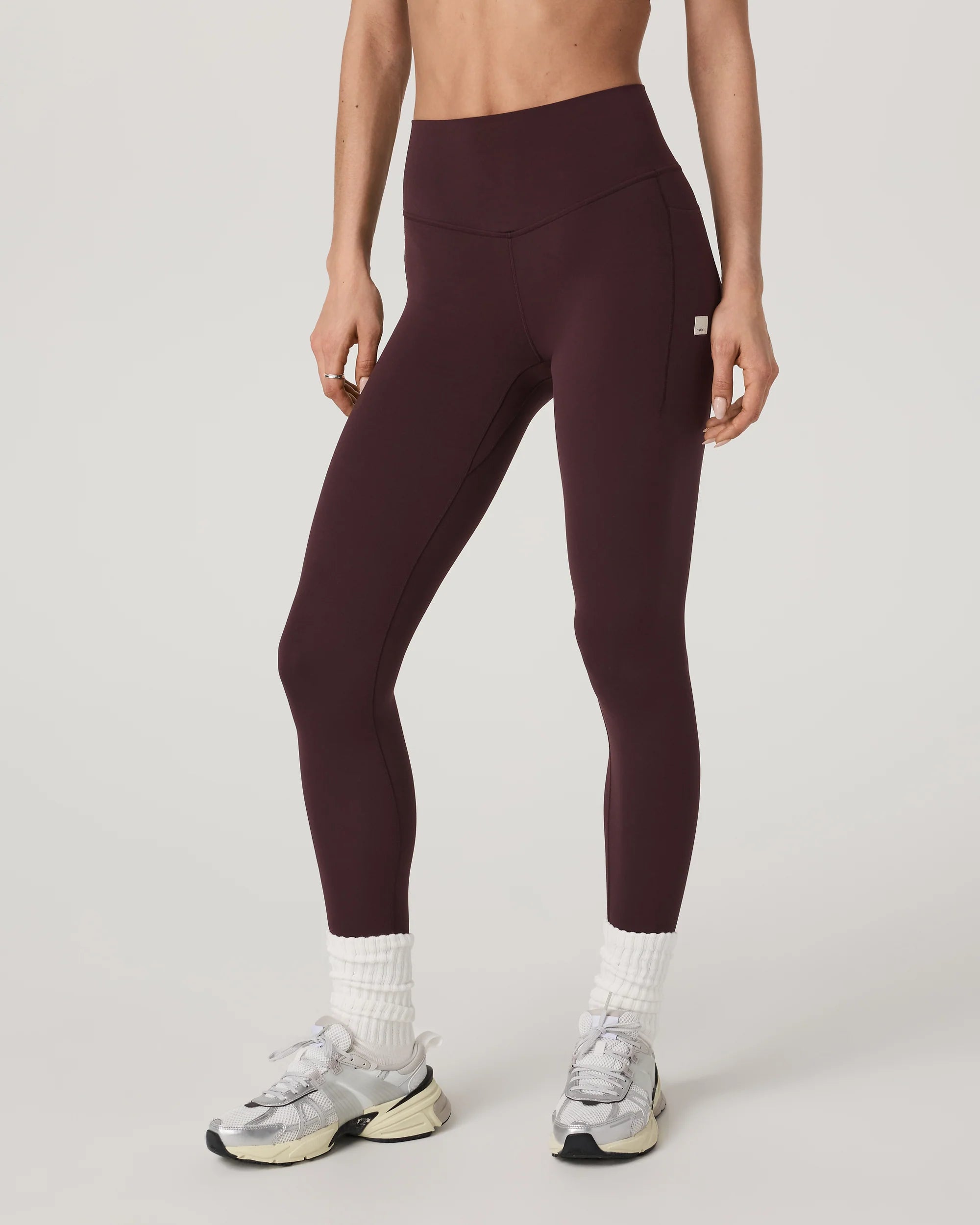 vuori Women's Vuori AllTheForm™ Pocket Legging in Raisin