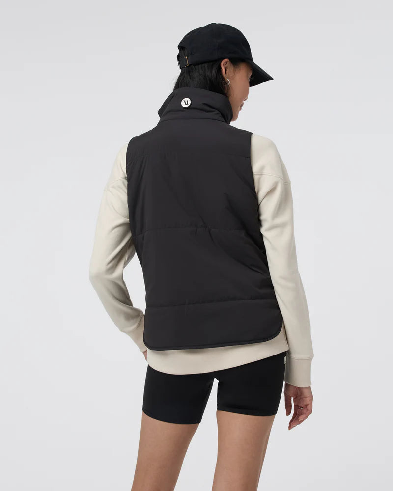 vuori Women's Canyon Insulated Vest in Black