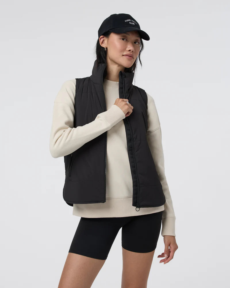 vuori Women's Canyon Insulated Vest in Black