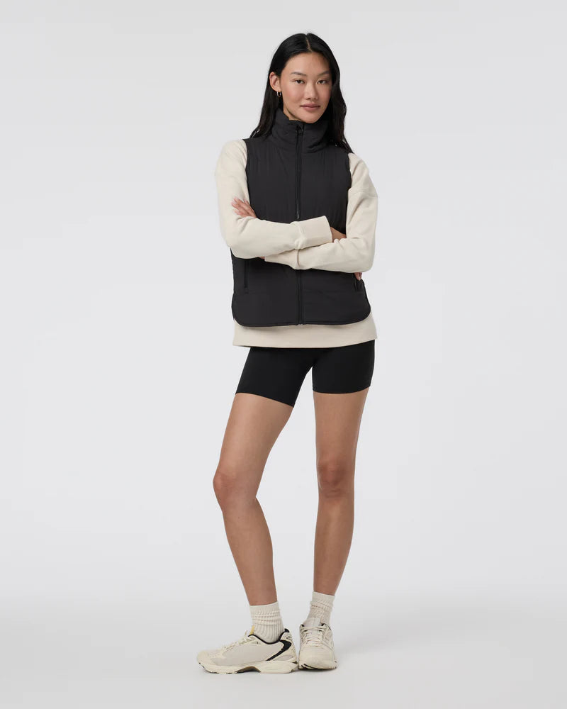 vuori Women's Canyon Insulated Vest in Black