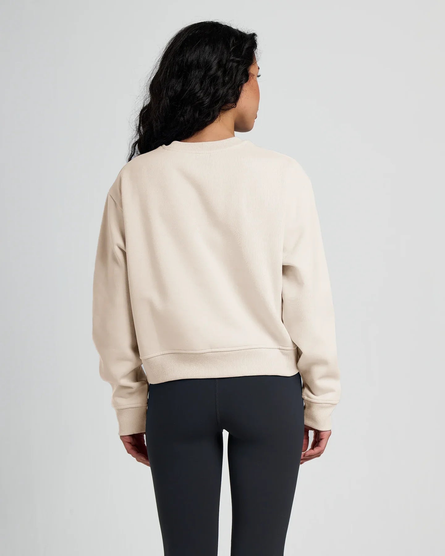 Free Fly Women's Bamboo Northcoast Fleece Crew in Stone