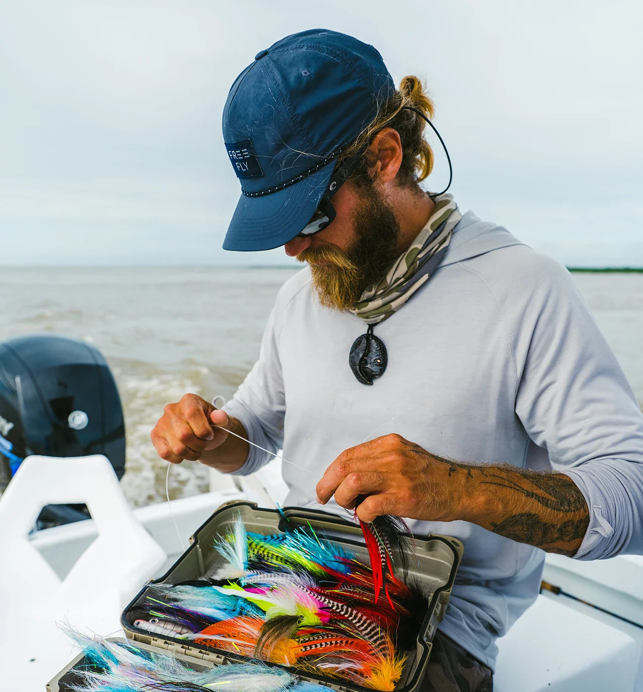 Free Fly Wave 5-Panel Hat in Storm Cloud
