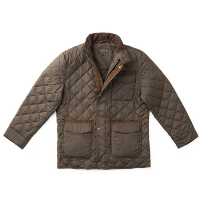 Madison Creek Adventurer Diamond Quilted Nylon Jacket - Gunmetal