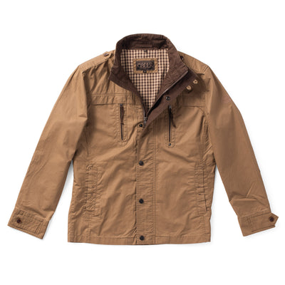 Madison Creek Blowing Rock Vintage-Washed Cotton Jacket - Elk Brown