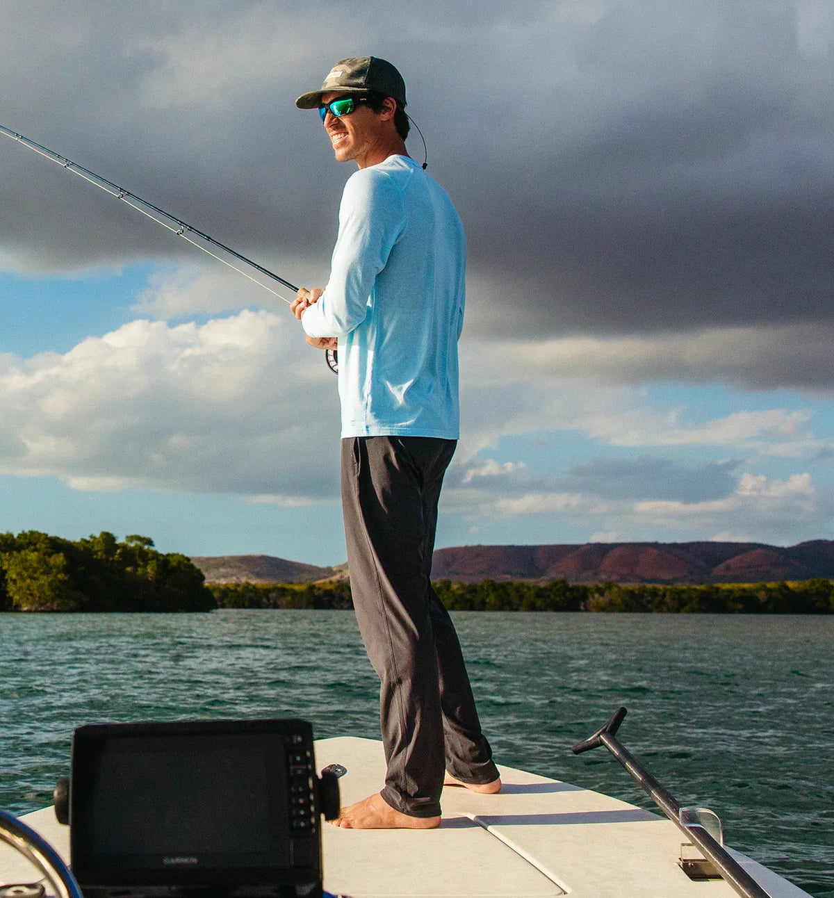 Free Fly Men's Breeze Pant in Black Sand