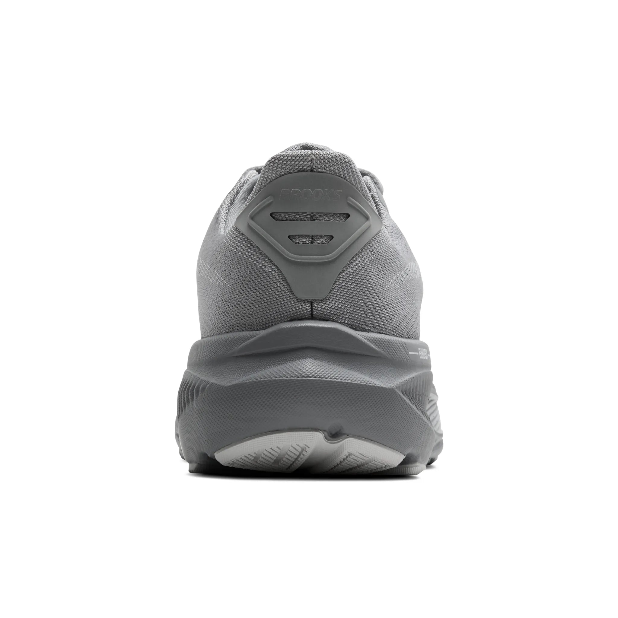 Men's Brooks Ghost 17 Road Running Shoe in Primer Gray/Oyster Mushroom