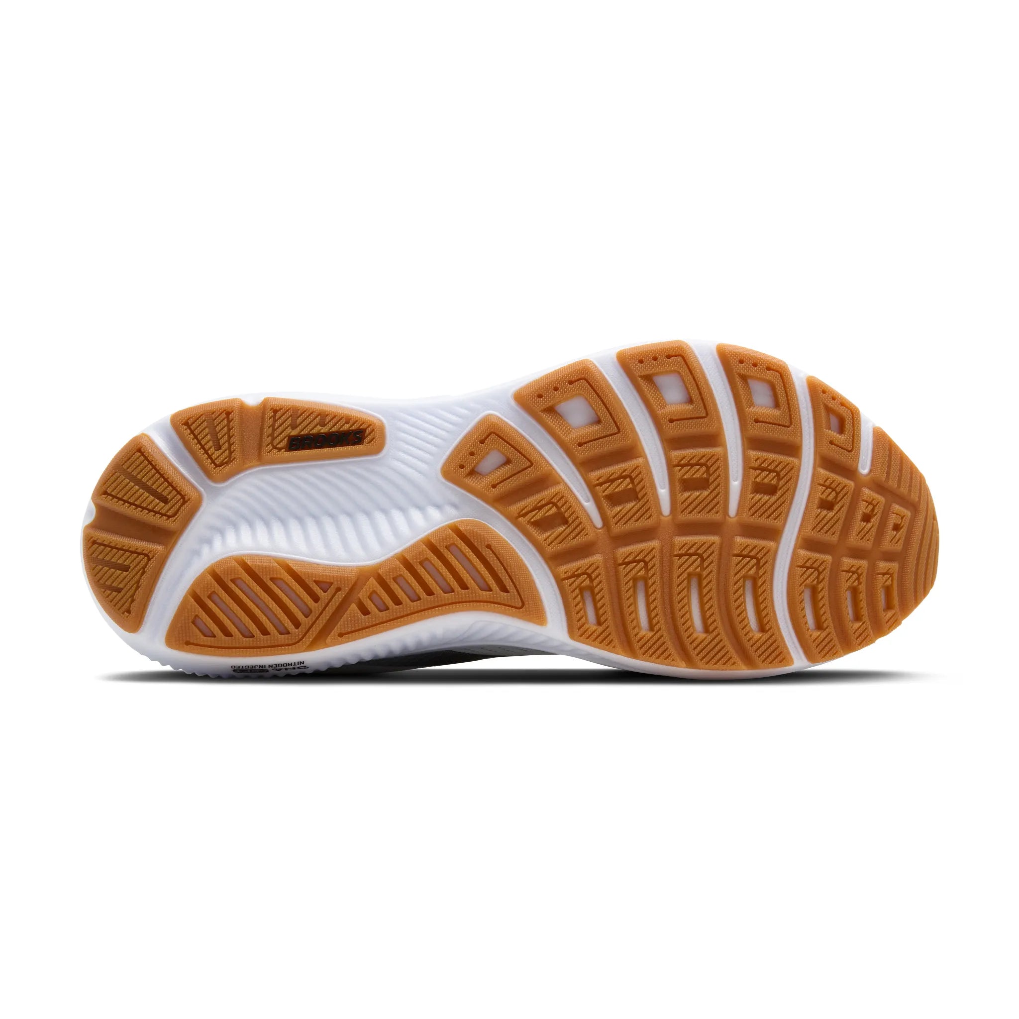Men's Brooks Ghost 17 Road Running Shoe in White/Black/Tea