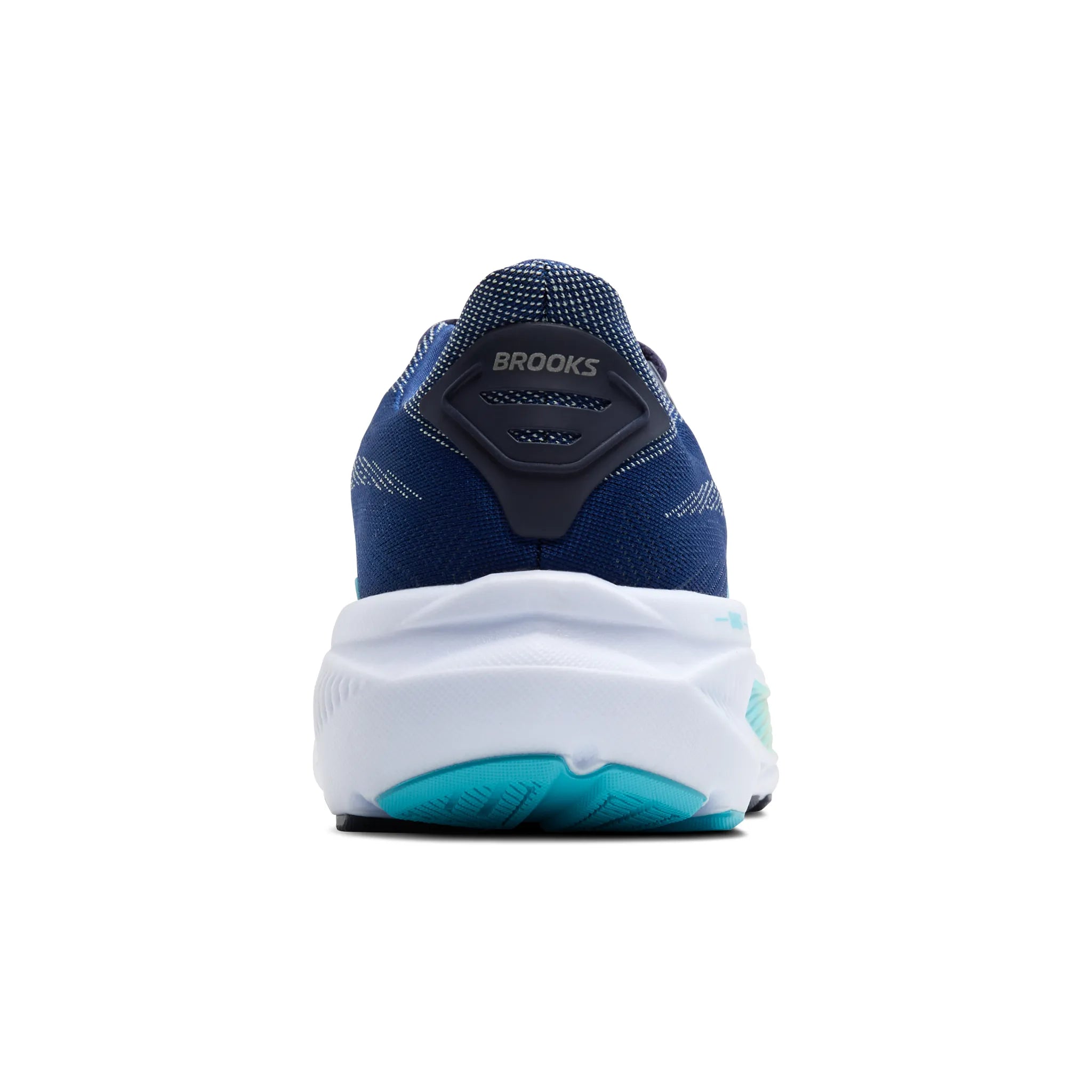 Women's Brooks Ghost 17 Road Running Shoe in Navy/Green/Turquoise