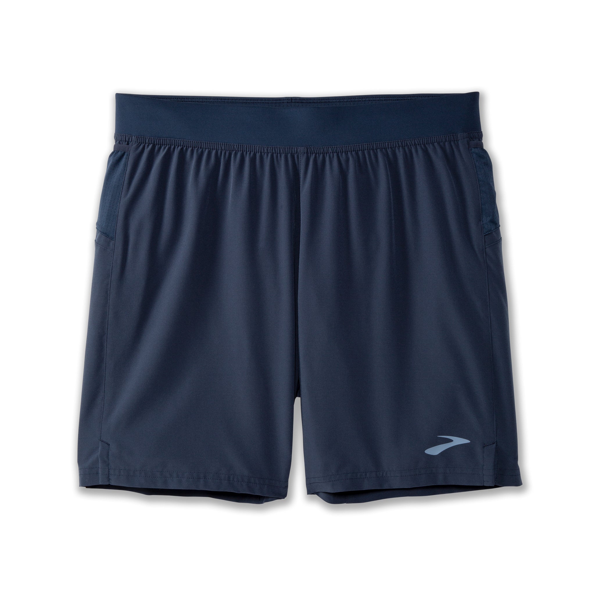 Men's Brooks Sherpa 7" Short in Blue Slate