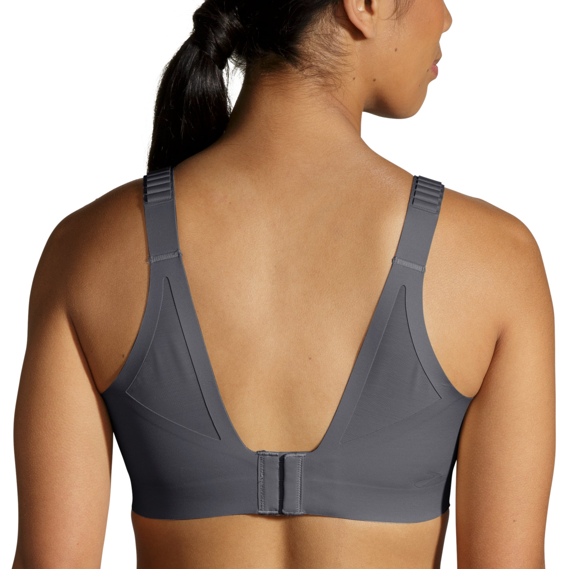 Women's Brooks Convertible Sports Bra in Asphalt