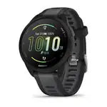 Garmin Forerunner® 165 Music Smartwatch, Black/Slate Gray