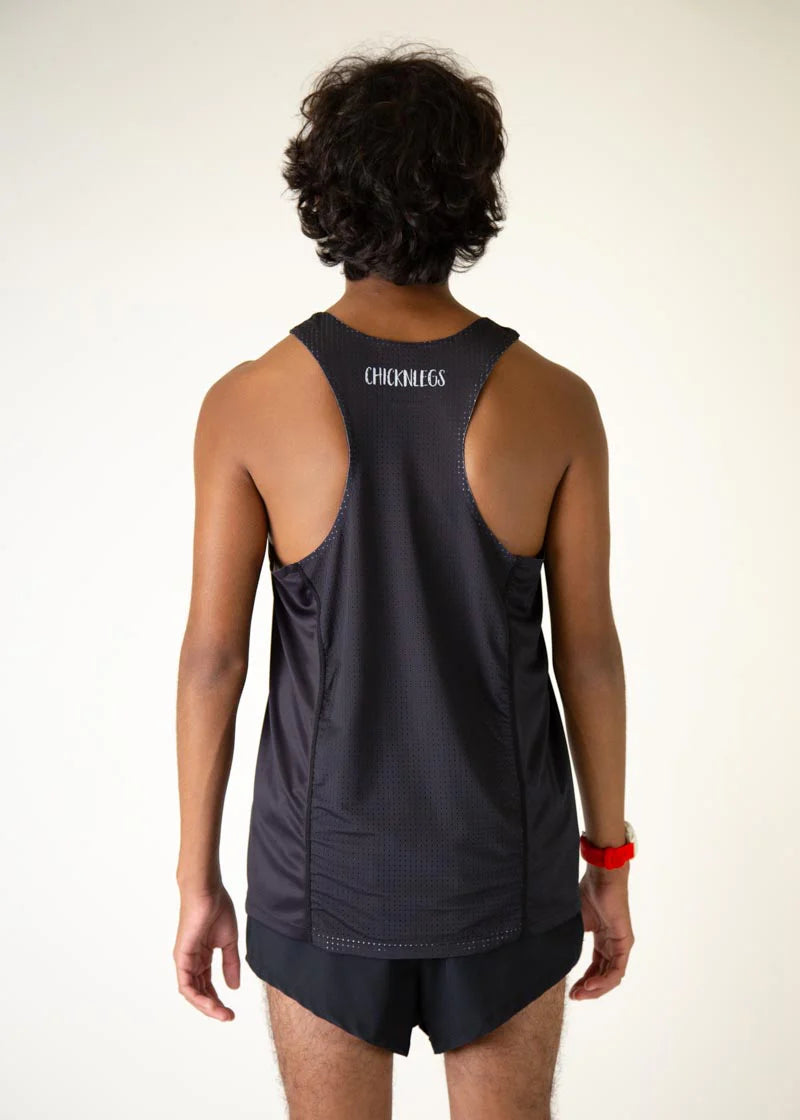 ChicknLegs Men's Black Performance Singlet